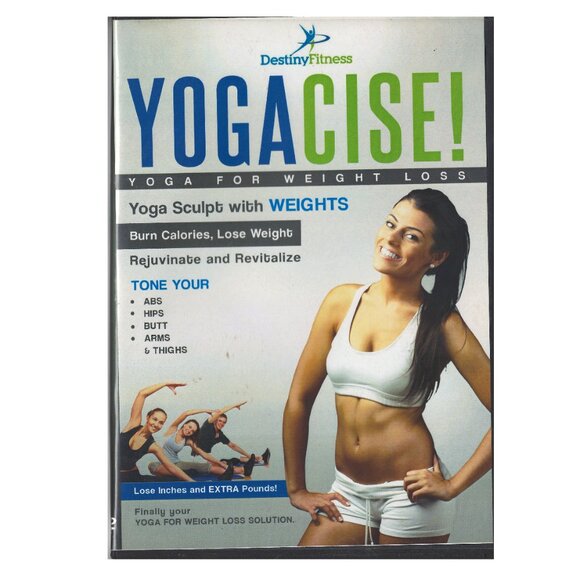 2 NEW DVDs Yogacise Yoga Sculpt with Weights & Weight Loss Yoga - Picture 2 of 5